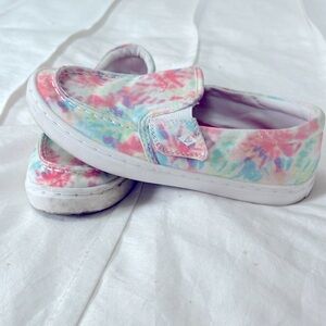 Sperry top-sider shoe toddler girls size 12 tie-dye